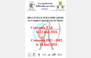 Concours TAE et DR1 - DR2 Belleville sur Loire 2026