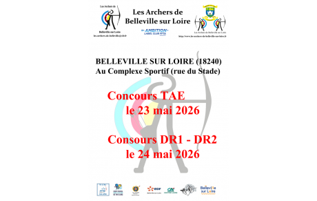 Concours TAE et DR1 - DR2 Belleville sur Loire 2026